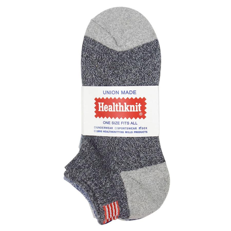アンクルソックス ヘルスニット  3足組 Healthknit 3P フルパイル 靴下 メンズ アンクルカットソックス くるぶし丈靴下 スニーカーソックス レッグウェア | Healthknit | 03