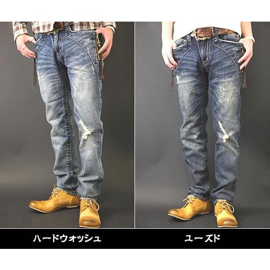 Heritage stone（ヘリテイジストーン） ダメージ加工Wフロントジップ