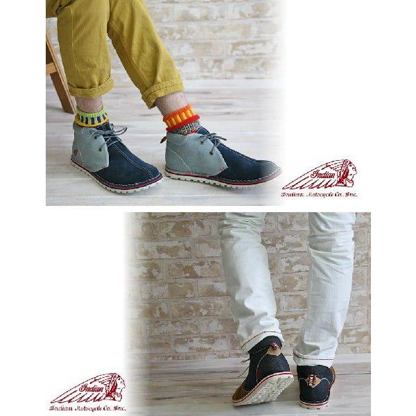 INDIAN（インディアン） タンクソールチャッカブーツ レディース