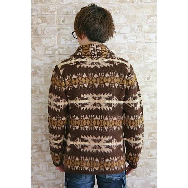 INDIAN（インディアン） ダブルジャガード ショールカラー