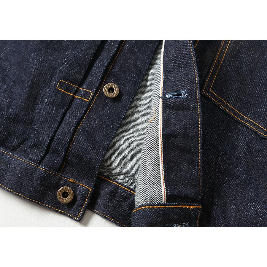 1st型 Gジャン ジャパンブルージーンズ アメリカ綿セルヴィッチ クラシックデニムジャケット ファーストタイプ JAPAN BLUE JEANS セルヴィッチ JBGJ1003｜urbene｜09