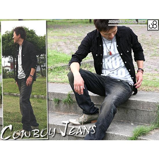 ジョンブル　johnbull デニムパンツ　ブラック Johnbull（ジョンブル） ブラックデニム ジーンズ パンツ B メンズ