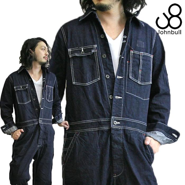 Johnbull ジョンブル オールインワン サロペット メンズ デニム Johnbull ジョンブル オールインワン サロペット メンズ デニム