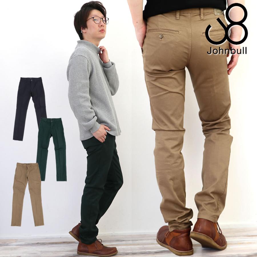 ジョンブル JOHNBULL パンツ トラウザー ストレッチ コンフォート カラー 11853 Johnbull（ジョンブル） メンズ 高密度ストレッチ コンフォート