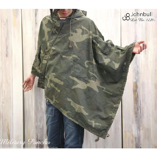 Johnbull（ジョンブル） カモフラ ミリタリー ポンチョ ジャケット