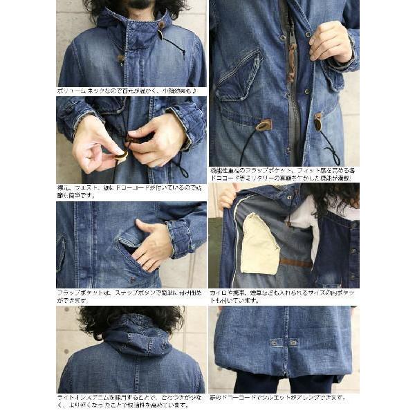 ジョンブル デニムジャケット　ネイビーパーカージャケット　アメカジ　岡山デニム ジョンブル デニムジャケット ネイビーパーカージャケット アメカジ