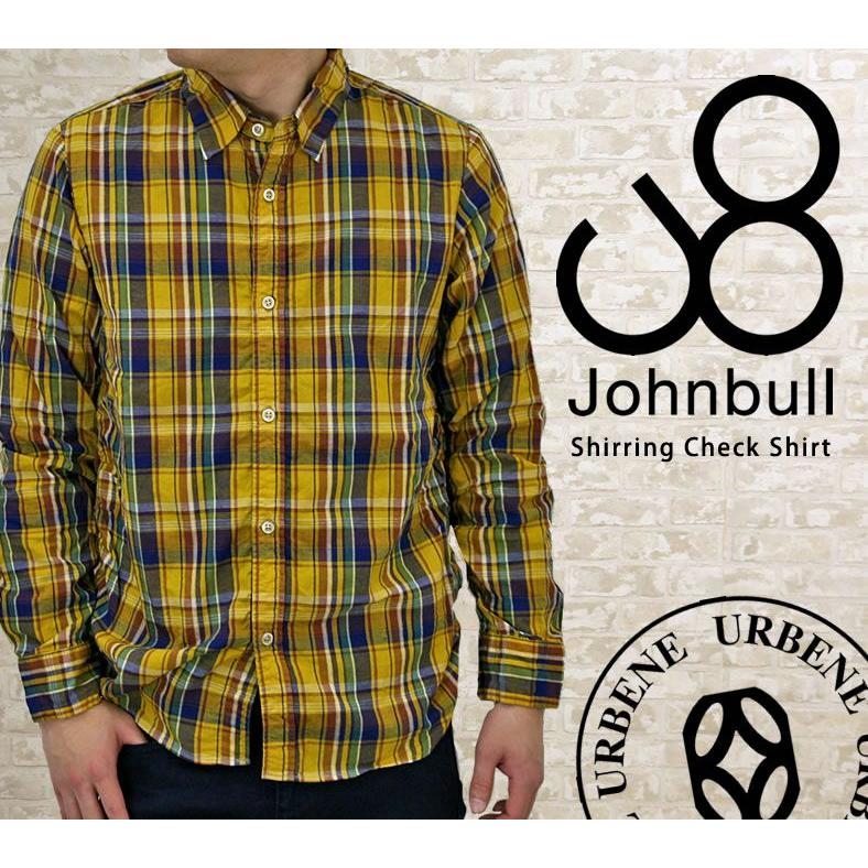 BULL ORIGINAL チェック柄コットンシャツ イエロー/ブラック BULL ORIGINAL チェック柄コットンシャツ イエロー/ブラック