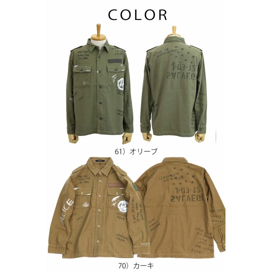 Johnbull（ジョンブル） メンズ 長袖カジュアルシャツ バックサテン