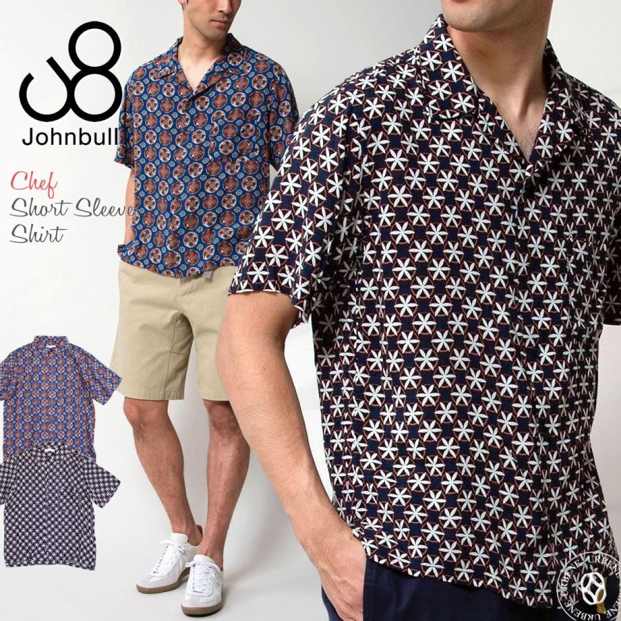 ジョンブル メンズ Johnbull シェフショートスリーブシャツ 半袖シャツ 