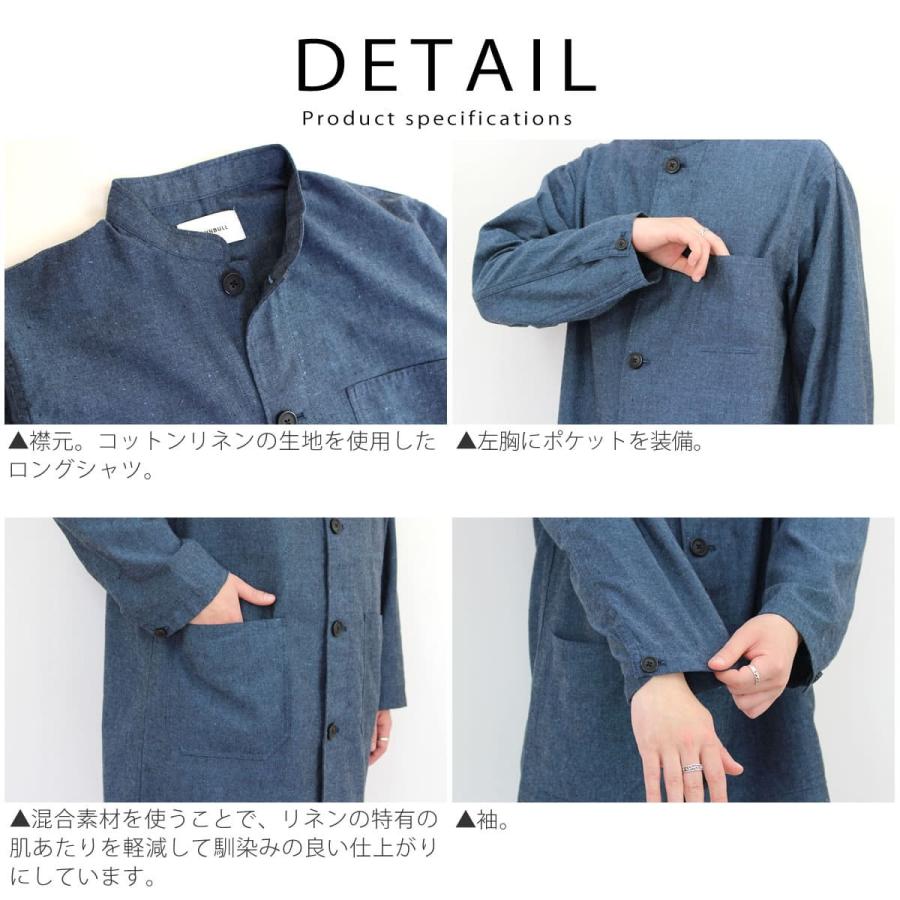 Johnbull ジョンブル メンズ 綿麻 リネン シャツコート 13666 Johnbull ジョンブル メンズ 綿麻 リネン シャツコート 13666