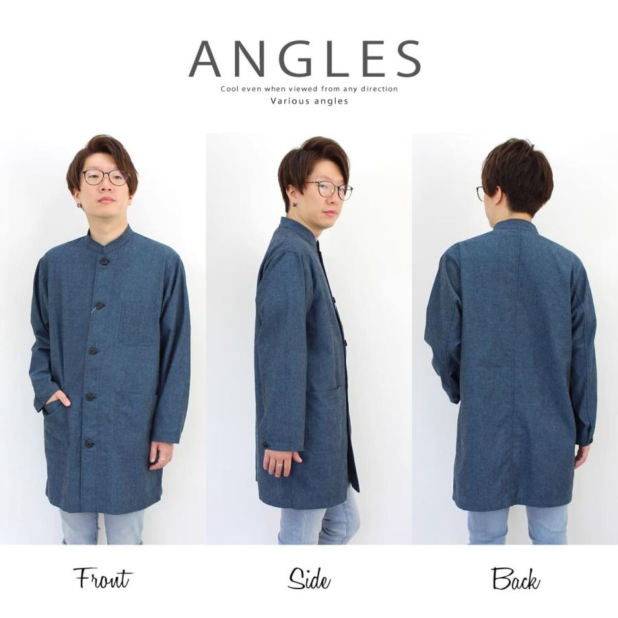 Johnbull（ジョンブル） メンズ 綿麻 リネン シャツコート 13666 長袖