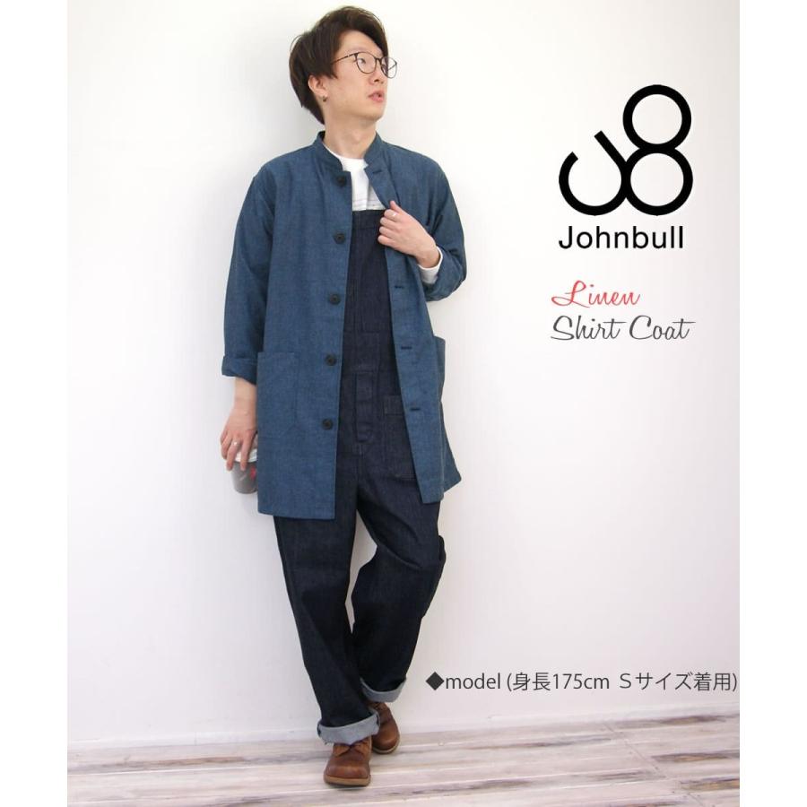 Johnbull（ジョンブル） メンズ 綿麻 リネン シャツコート 13666 長袖 