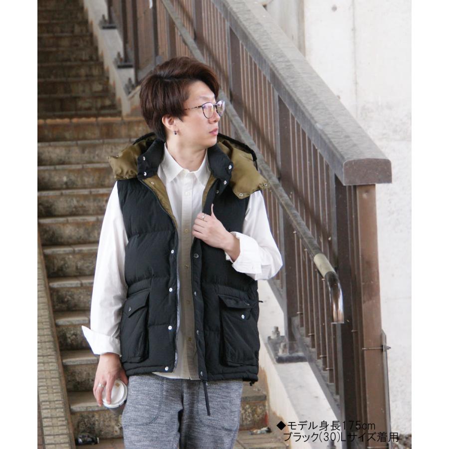 【John Bull】フード付きダウンベスト(BLACK) John Bull】フード付きダウンベスト(BLACK)