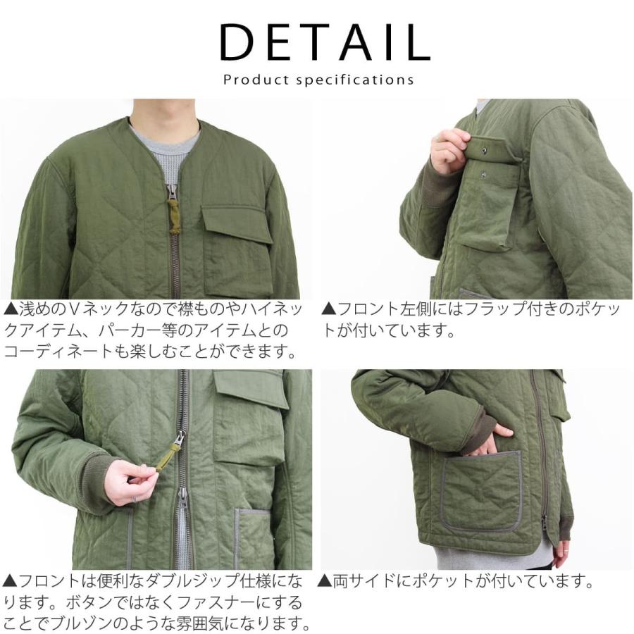 Johnbull（ジョンブル） メンズ メンズ 中綿 キルティング ミリタリー