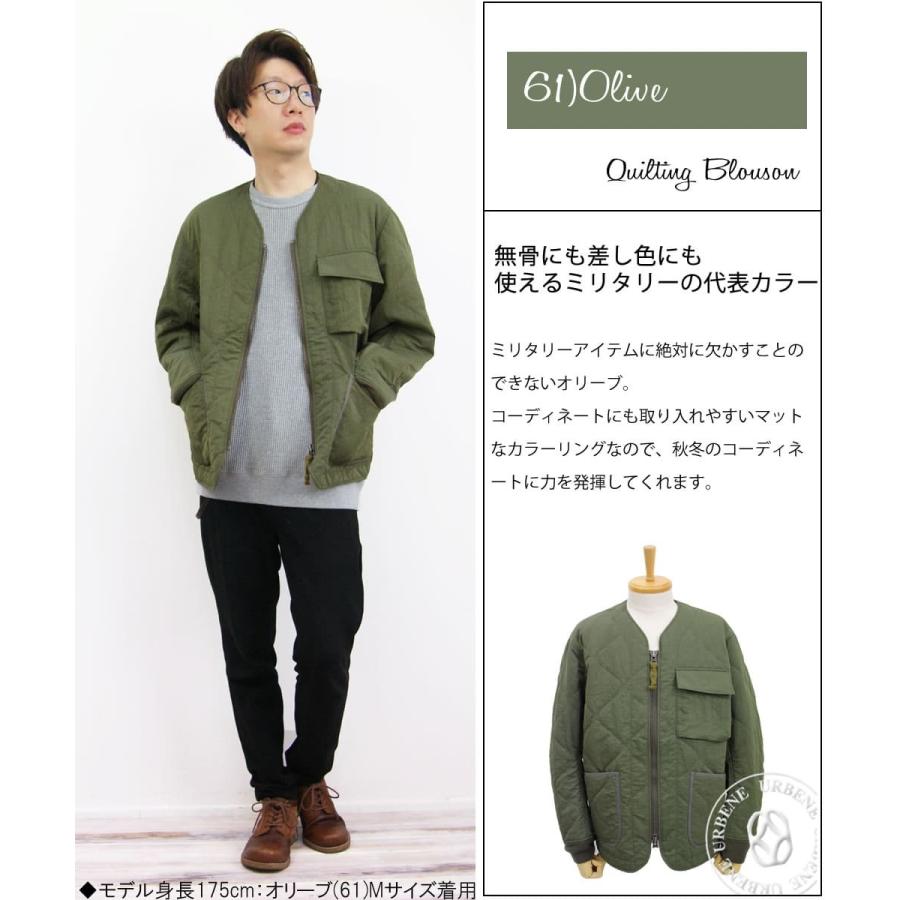 Johnbull（ジョンブル） メンズ メンズ 中綿 キルティング ミリタリー