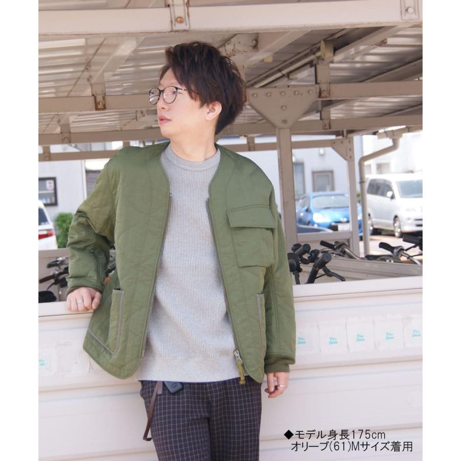 johnbull ミリタリージャケット ライトオリーブキルティングジャケット Johnbull（ジョンブル） メンズ メンズ 中綿 キルティング ミリタリー