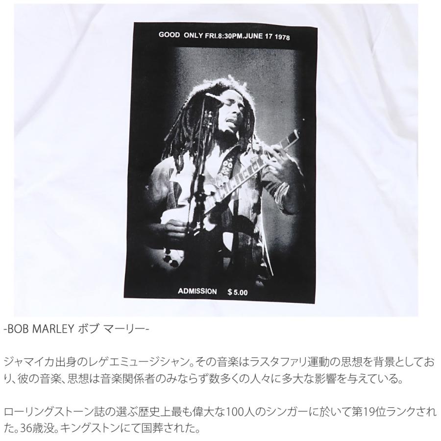 Johnbull（ジョンブル） メンズ 半袖 ボブマーリー ギター プリントT