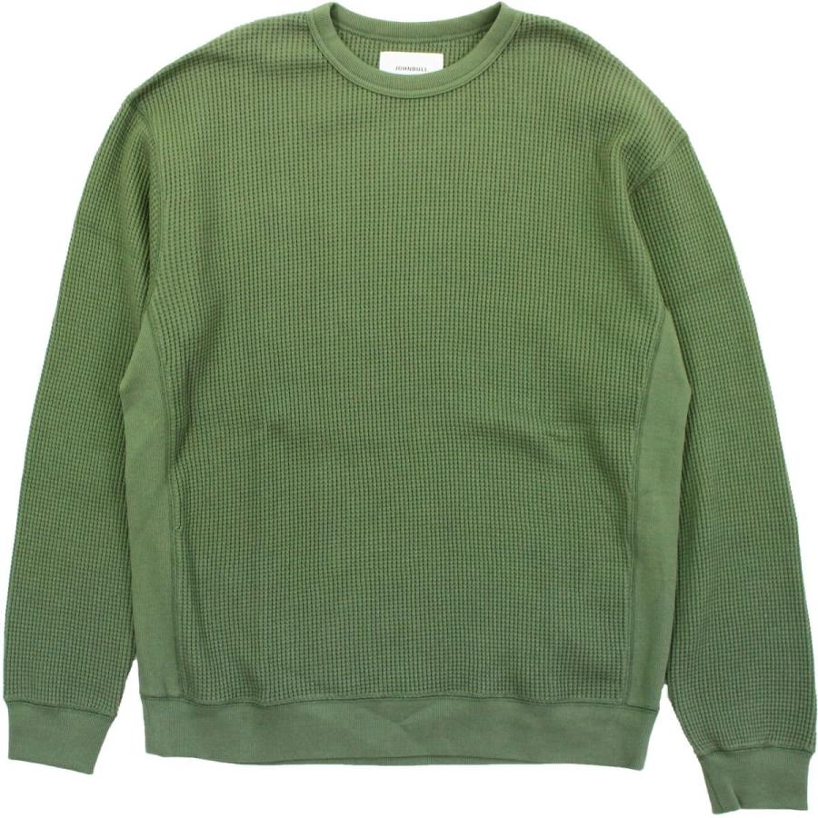 Johnbull ジョンブル メンズ ヘビー ワッフル クルー ネック 25862
