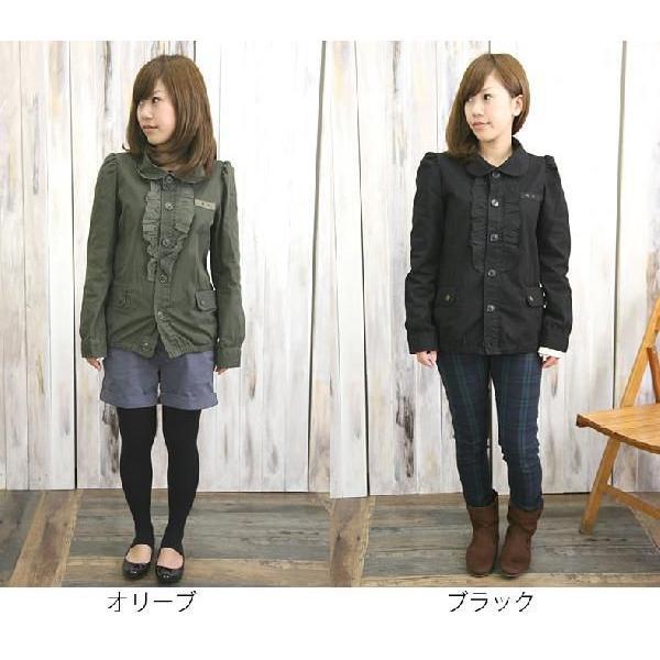 Johnbull（ジョンブル） Johnbull C Nウェザーミリタリーフリルシャツ