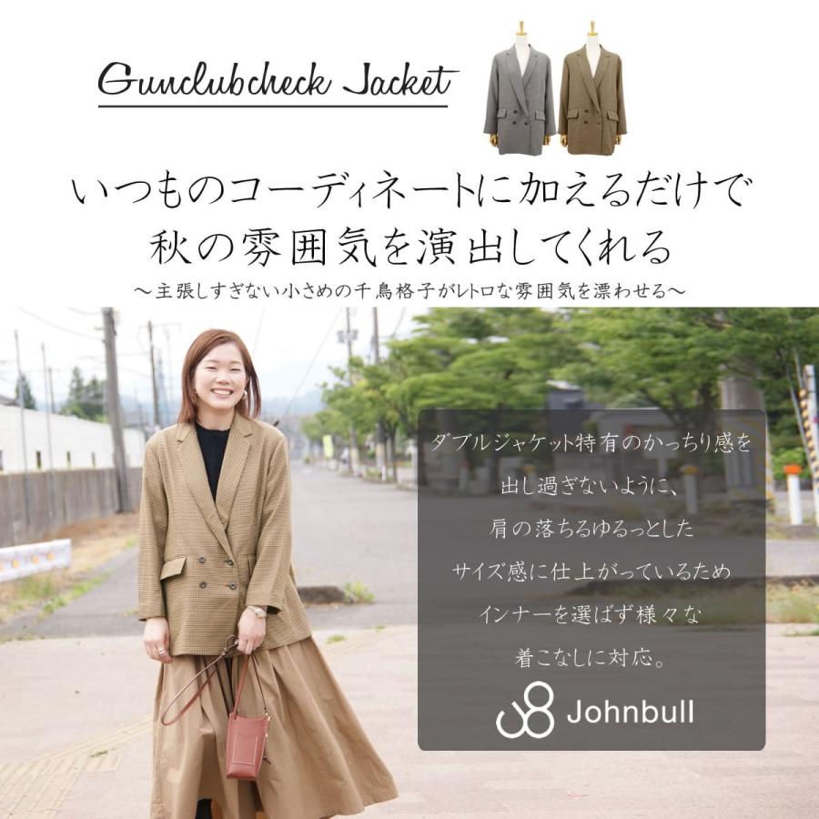 Johnbull（ジョンブル） レディース ガンクラブチェック ジャケット