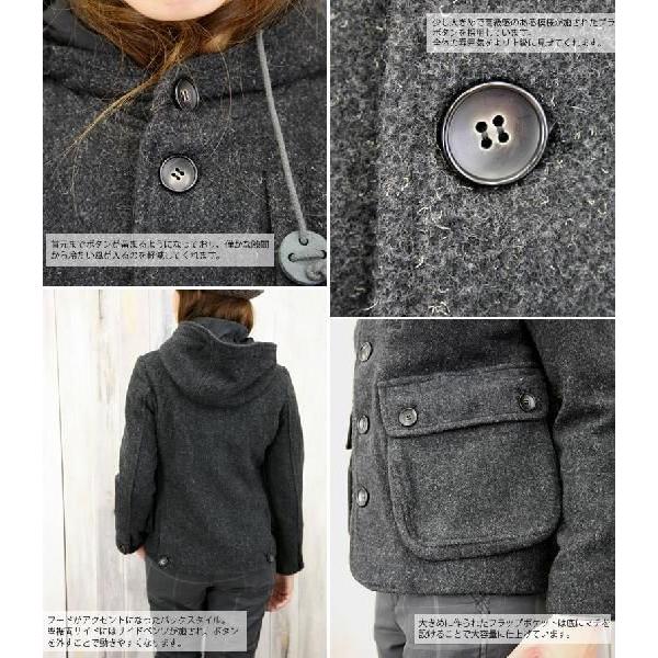 Johnbull（ジョンブル） 起毛ウールツイードフーデッドハンティング