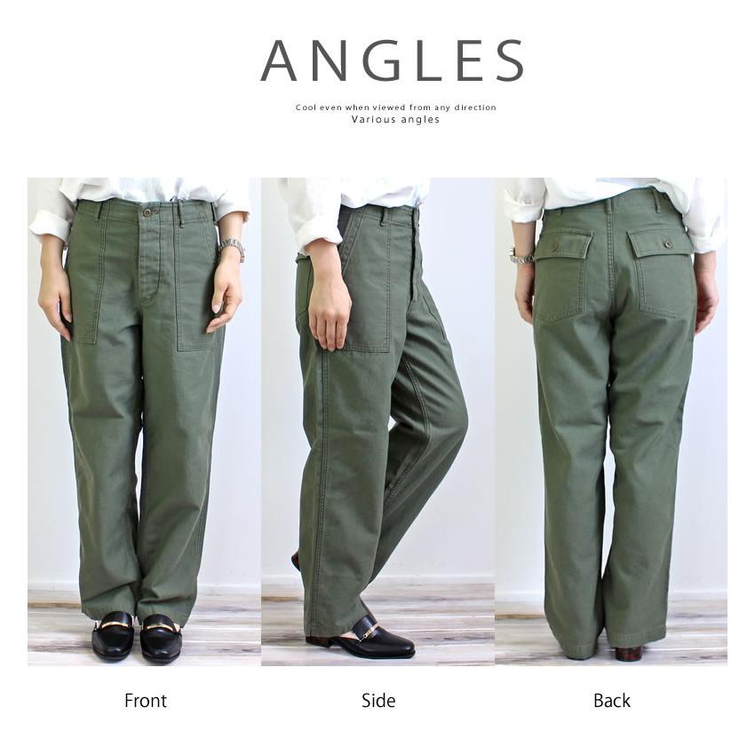 Johnbull（ジョンブル） レディース バックサテン ベーカーパンツ