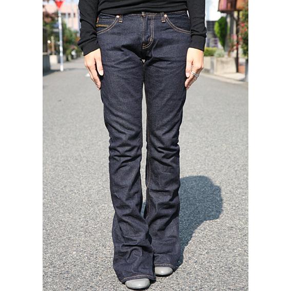 Johnbull（ジョンブル） ワンウォッシュ加工ストレッチセルビッチ 