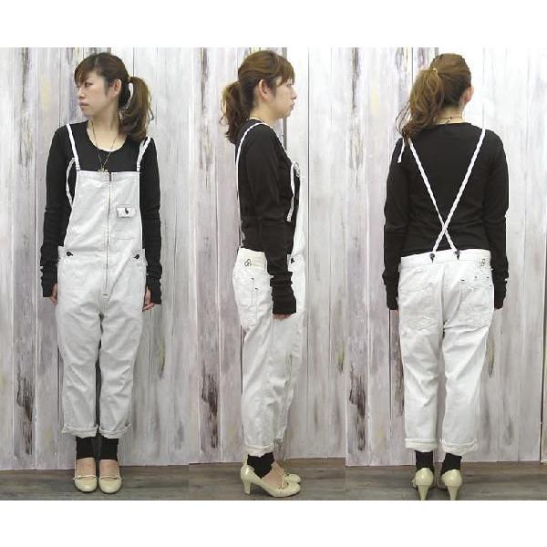 ジョンブル johnbull ホワイトデニムサロペット 新品タグ付き 美品 S Johnbull（ジョンブル） ホワイトデニム アンクル丈 サロペット