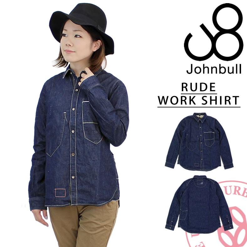 Johnbull（ジョンブル） ルードワークシャツ aw672-11 レディース 長袖