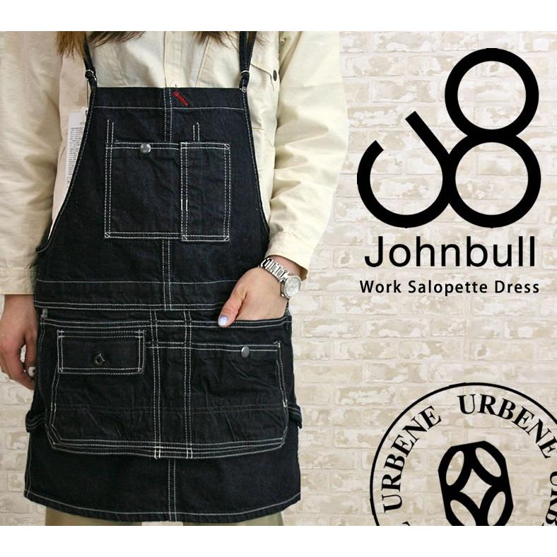 Johnbull ジョンブル ワークピナフォードレス サロペット デニム Johnbull ジョンブル ワークピナフォードレス サロペット デニム
