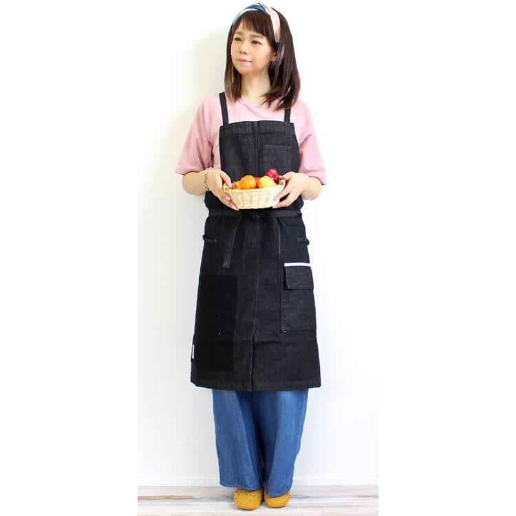 Johnbull（ジョンブル） エプロン 研ぎ師 ブラックデニム makerhood