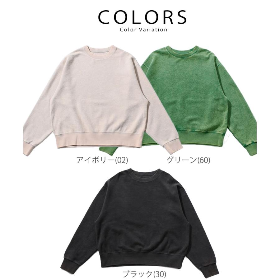 ジョンブル メンズ Johnbull スラブ裏毛ボールケミカルクルーネックスウェット 長袖 カットソー トップス スウェット 爆買_5