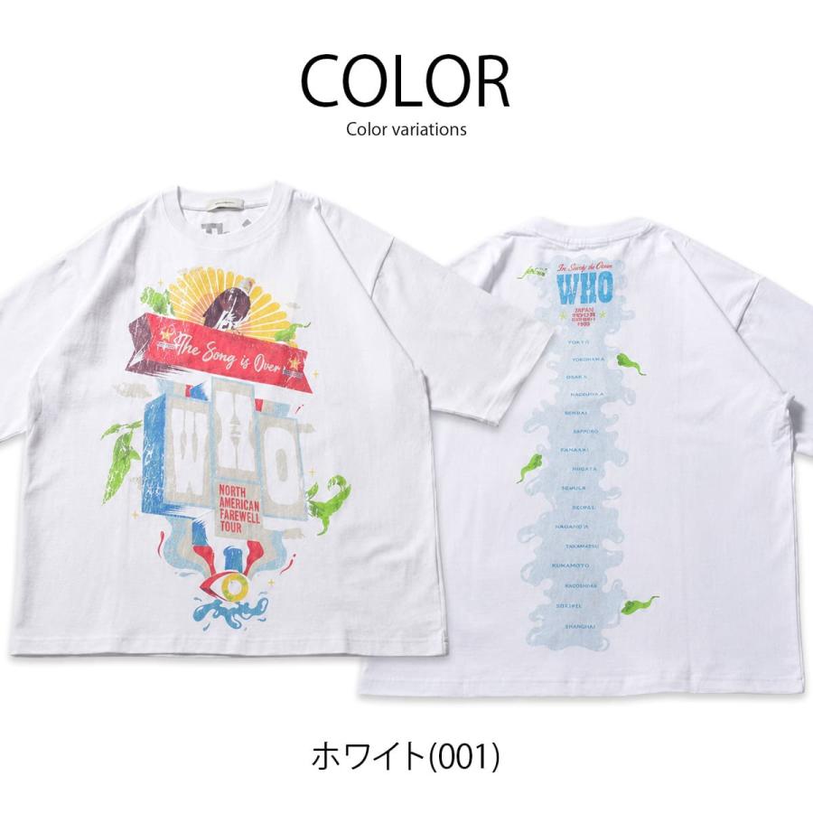 JOHNBULL ジョンブル The Who ザ・フー オリジナルTシャツ 半袖 プリントTシャツ ロックT バンドT ゆったり おしゃれ アーベン_jnb_mtt | Johnbull | 02