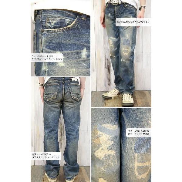 Johnbull（ジョンブル） ダメージ デニム パンツ ジーンズ メンズ