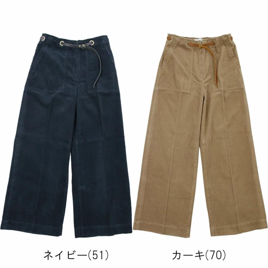 ジョンブル レディース ボトムス JOHNBULL ベルトコーデュロイ ストレートパンツ パンツ ボトムス ワークパンツ 厚手 ベルト付き 2020モデル John bull｜urbene｜08