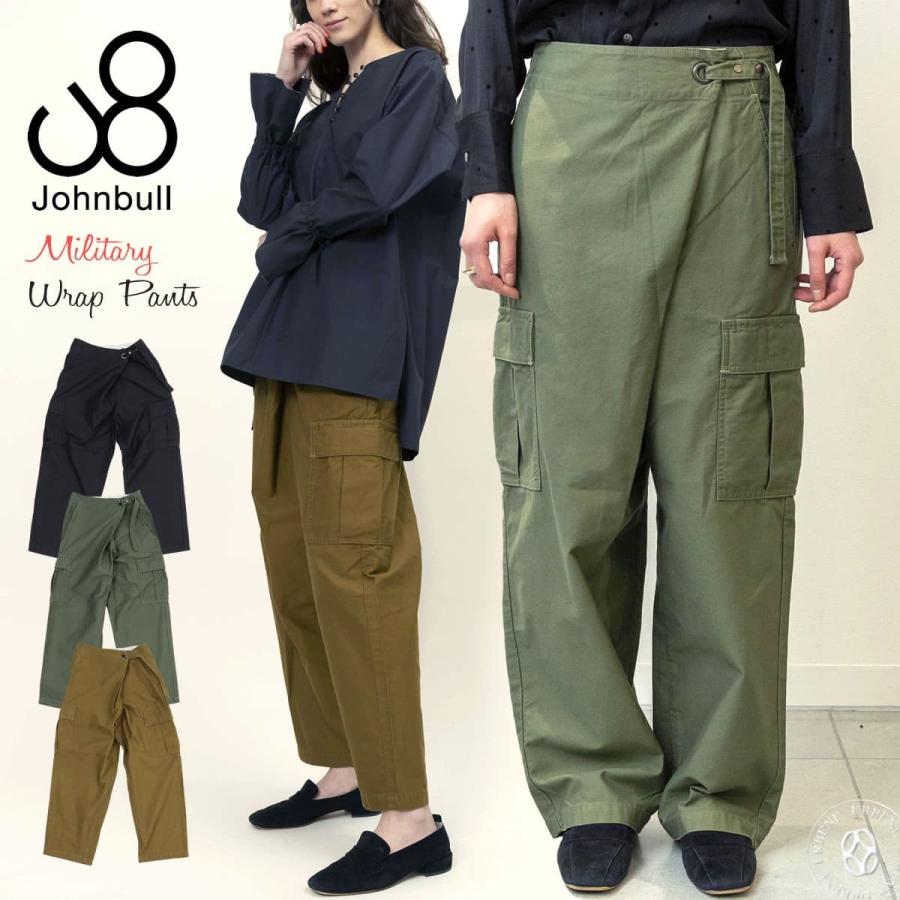 Johnbull ジョンブル レディース テーパード ミリタリーラップ Johnbull ジョンブル レディース テーパード ミリタリーラップ