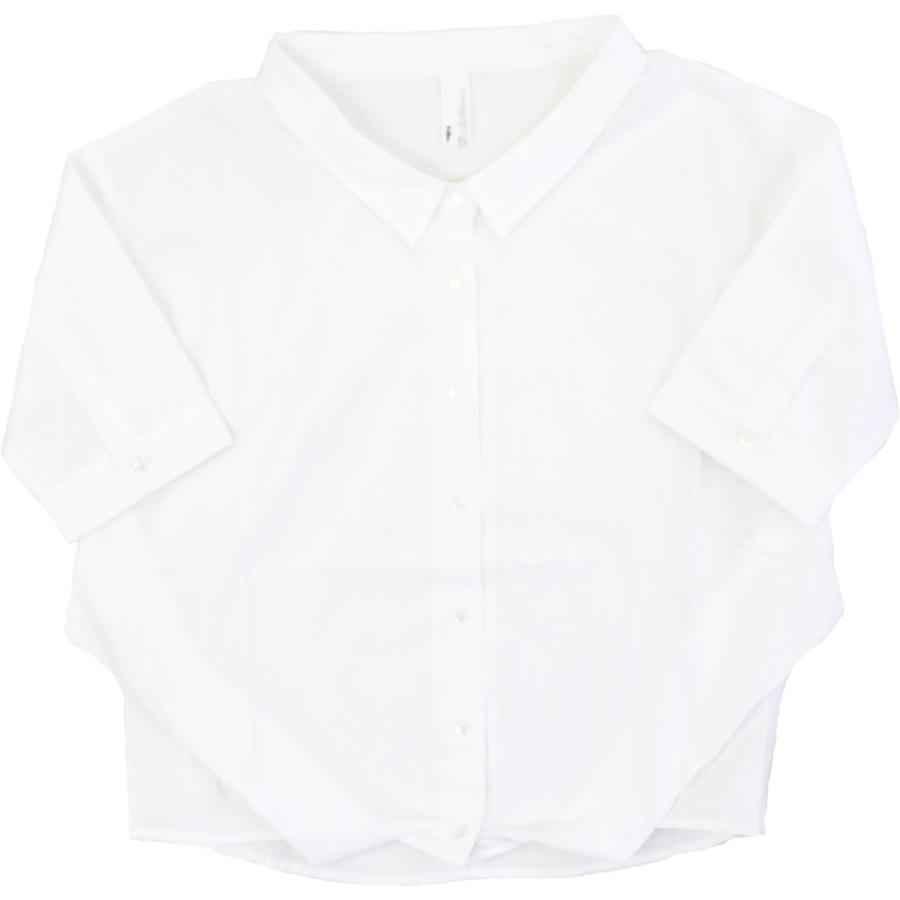 Kelen（ケレン） 変形 ヘムタックブラウス Tyde 5分袖シャツ ドロップ