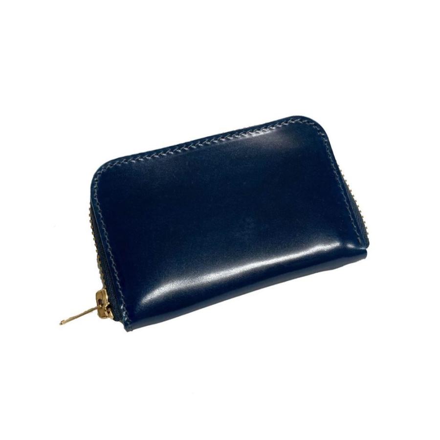 ミニ財布 Lien リアン コードバン ラウンドミニウォレット 栃木