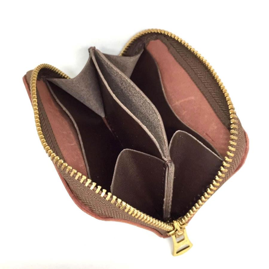 ミニ財布 Lien リアン コードバン ラウンドミニウォレット 栃木レザー ( liwc712 ) ヨネヤマ 本革 財布 日本製 小銭入れ ケース カード入れ コンパクト メンズ レディース クレジットカードケース おしゃれ アーベン 普段使い 実用的 ミニ財布 Lien リアン コードバン ラウンドミニウォレット 栃木レザー