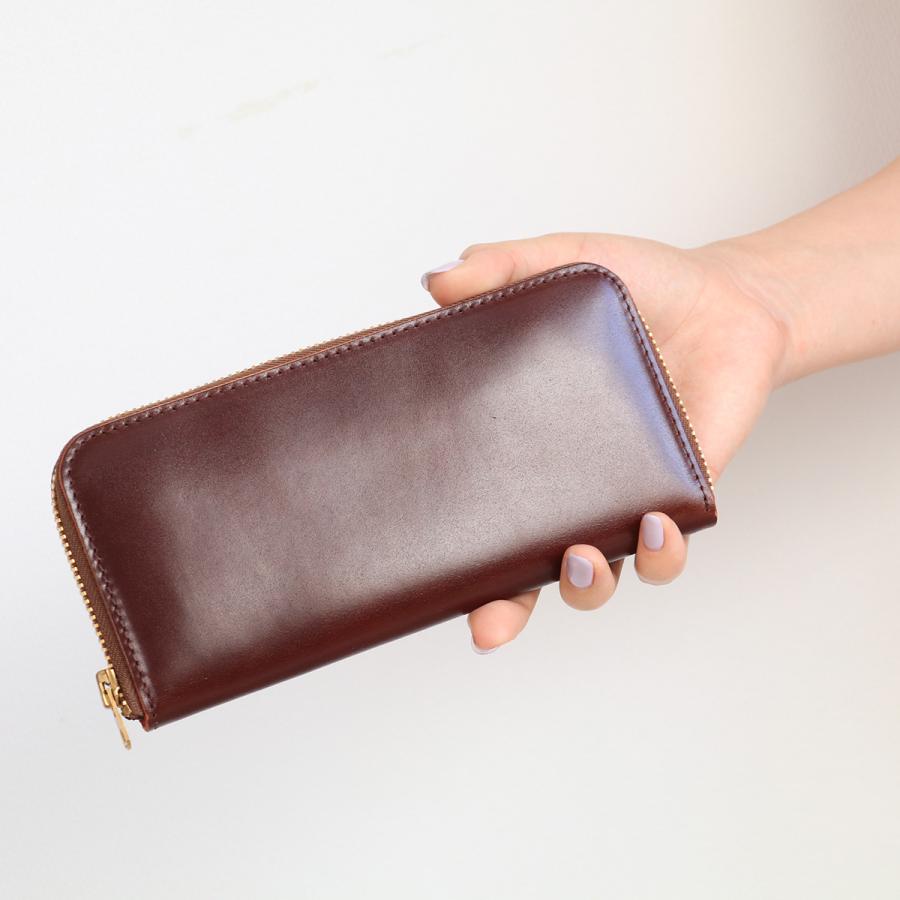 財布 Lien リアン コードバン ジーンズ ラウンドウォレット 長財布 ラウンドファスナー 財布 本革 栃木レザー ジーンズレザー 馬革_lie_zsa |  | 04
