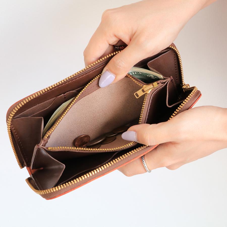 財布 Lien リアン コードバン ジーンズ ラウンドウォレット 長財布 ラウンドファスナー 財布 本革 栃木レザー ジーンズレザー 馬革_lie_zsa |  | 05