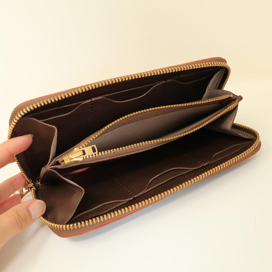 財布 Lien リアン コードバン ジーンズ ラウンドウォレット 長財布 ラウンドファスナー 財布 本革 栃木レザー ジーンズレザー 馬革_lie_zsa |  | 07