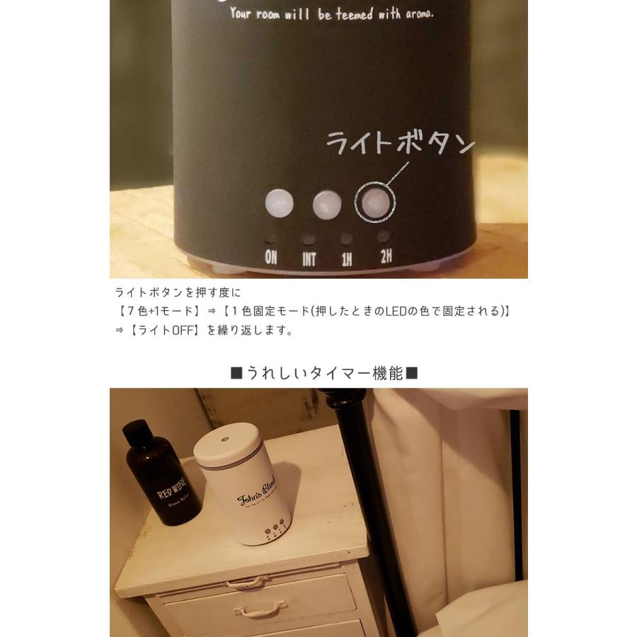John's Blend ジョンズブレンド アロマディフューザー 超音波振動加湿