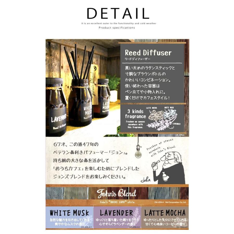 John's Blend ホワイトムスク ジョンズブレンド 芳香剤 部屋用リード