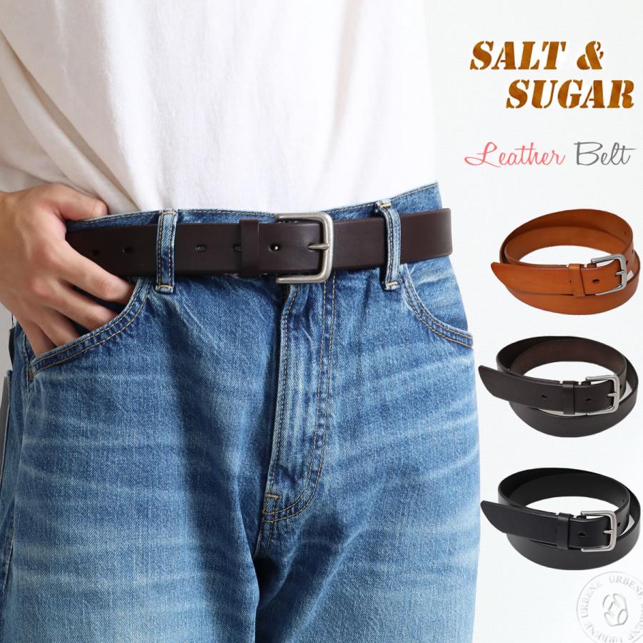 ソルト＆シュガー salt&sugar PIN ピン式バックル レザー ベルト