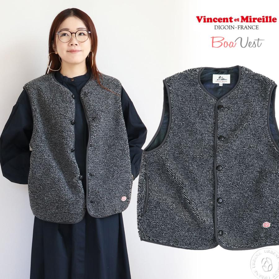 VINCENT ET MIREILLE ヴァンソンエミレイユ ノーカラー VINCENT ET MIREILLE ヴァンソンエミレイユ ノーカラー