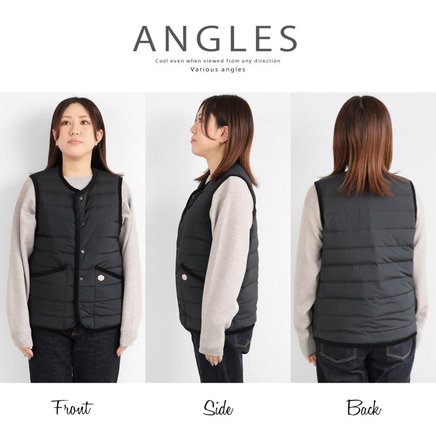 ヴァンソン エ ミレイユ ノーカラー ステッチレス ダウン ベスト 楽天市場】VINCENT ET MIREILLE（ヴァンソン エ ミレイユ） ステッチ