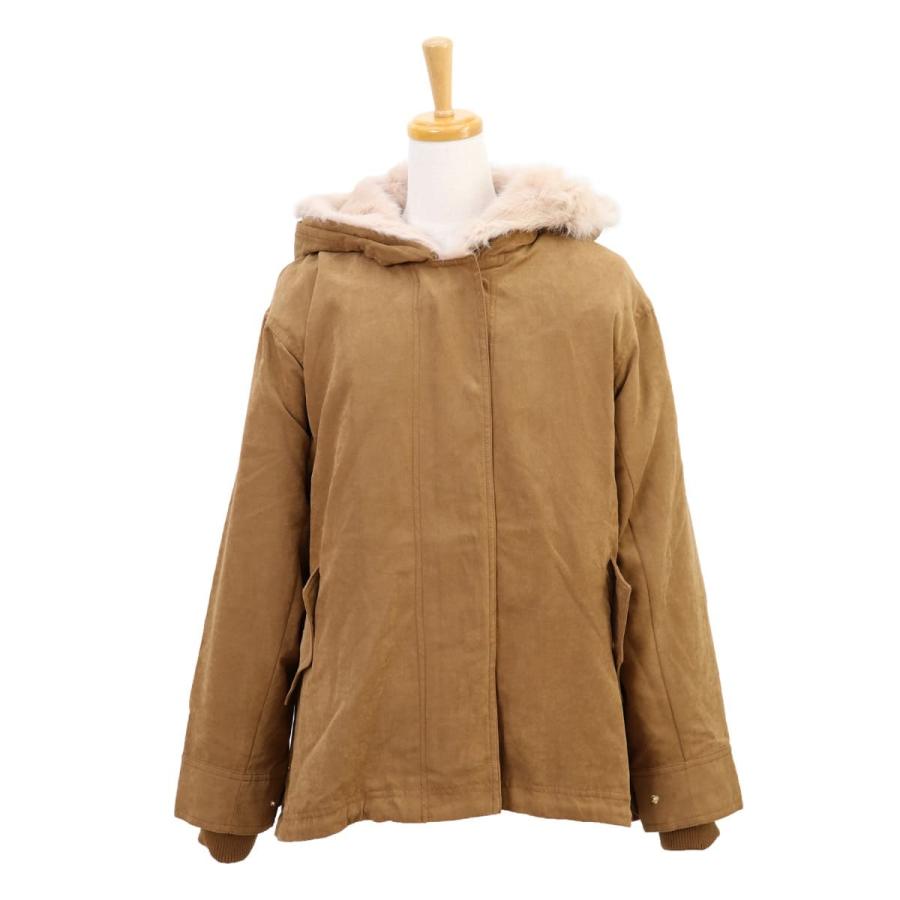 ☆未着用☆ ラビットファー チベットラム ショート丈 ジャケット