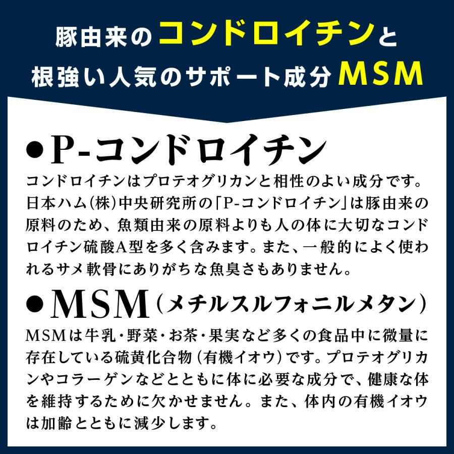 プロテオプラス30粒入り プロテオグリカン サプリ サプリメント 非変性 2型コラーゲン UC-II コンドロイチン MSM 日本製 ネコポス商品｜ureci｜08