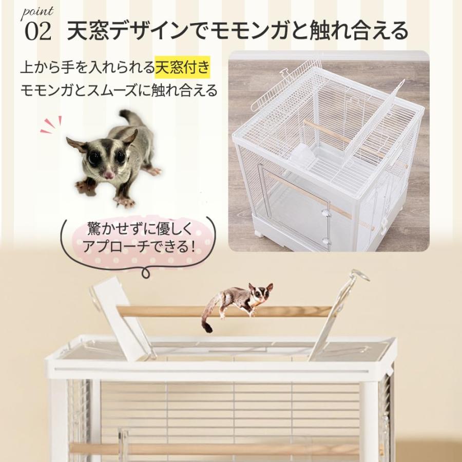 フクロモモンガ アクリルケージ クリアフロント 590high